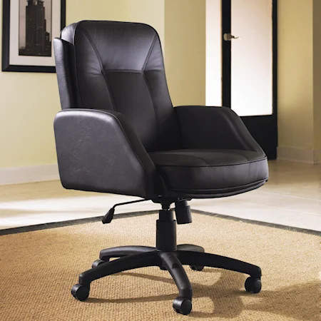 Monaco Upholstered Arm Office Chair